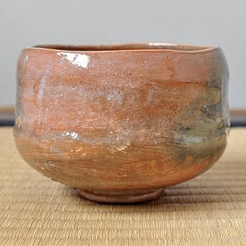 茶道具　小川長楽作　赤楽茶碗　紫野　後藤瑞巌極め箱　V　6858 Yahoo!オークション -「小川長楽茶碗」の落札相場・落札価格